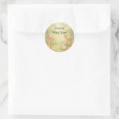 Sticker Rond Baby shower Enveloppe Enveloppe Enchantée (Sac)
