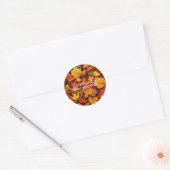 Sticker Rond Baby shower Fall Leaves Delights (Enveloppe)