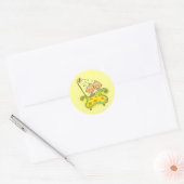 Sticker Rond Baby shower (jumeaux) (Enveloppe)