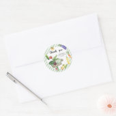 Sticker Rond Baby shower local merci (Enveloppe)