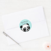 Sticker Rond Baby shower Panda (Enveloppe)