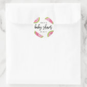 Sticker Rond Baby Shower Pastèque (Sac)