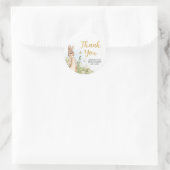 Sticker Rond Baby shower Peter Rabbit (Sac)