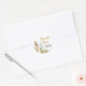Sticker Rond Baby shower Peter Rabbit (Enveloppe)