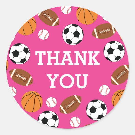 Sticker Rond Baby shower rose fille (Devant)