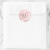 Sticker Rond Baby shower Sweet Dreams (Sac)