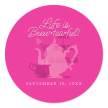 Baby shower Tea Party Cute Minimaliste Chic Rose