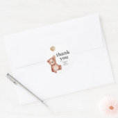 Sticker Rond Baby shower Teddy Bear (Enveloppe)
