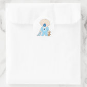 Sticker Rond Baby Soother Boy (Sac)