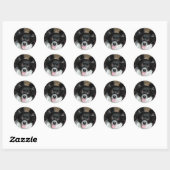 Sticker Rond Baby sucre (Feuille)