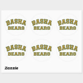 Sticker Rond Bacha Bears (Feuille)