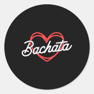 Sticker Rond Bachata Danse latine Danse Danse Bachata Dominic