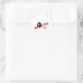 Sticker Rond Bachelor Party Ball and Chain (Sac)