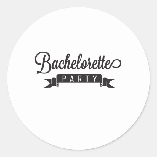 Sticker Rond Bachelorette (Devant)