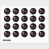 Sticker Rond Bachelorette (Feuille)