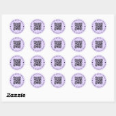 Sticker Rond Bachelorette Acheter L'Épouse Un Boisson Violet Co (Feuille)