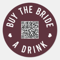 Bachelorette Acheter L'Épouse Un Verre Venmo QR Co
