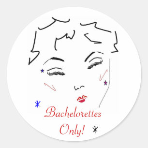 Sticker Rond Bachelorette Bash