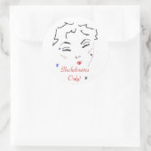 Sticker Rond Bachelorette Bash (Sac)