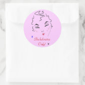 Sticker Rond Bachelorette Bash (Sac)