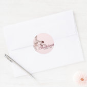Sticker Rond Bachelorette élégante (Enveloppe)