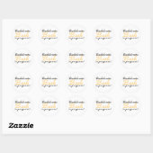 Sticker Rond Bachelorette jaune (Feuille)