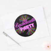 Sticker Rond Bachelorette Party cadeau (Enveloppe)