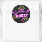 Sticker Rond Bachelorette Party cadeau (Sac)