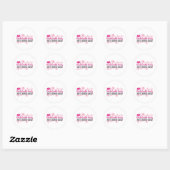Sticker Rond Bachelorette Party - Tout Va ! (Feuille)