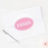 Sticker Rond Bachelorette rose en cours Cadeaux Tee - shirt (Enveloppe)