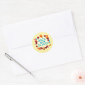 Sticker Rond Back to school (Enveloppe)