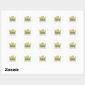 Sticker Rond Back to school (Feuille)