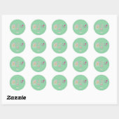 Sticker Rond Back to School Rainbow / Regreso Arcoíris Escolar (Feuille)