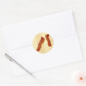 Sticker Rond Bacon croustillant (Enveloppe)