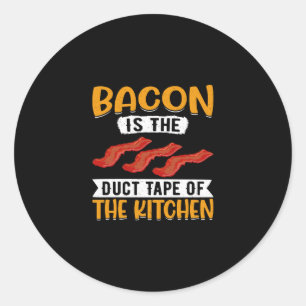 Sticker Rond Bacon est la bande de goutte de la cuvette de vian