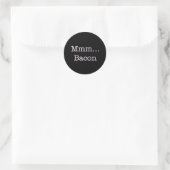 Sticker Rond Bacon Mmm (Sac)