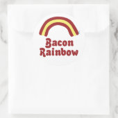 Sticker Rond Bacon Rainbow (Sac)