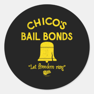 Sticker Rond Bad News Bears Chicos Bail Bonds