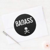 STICKER ROND BADASS (Enveloppe)