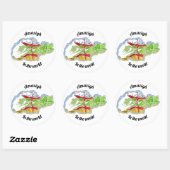 Sticker Rond Badge autocolant (Feuille)