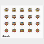 Sticker Rond Badge de jeu pour enseignants (Feuille)