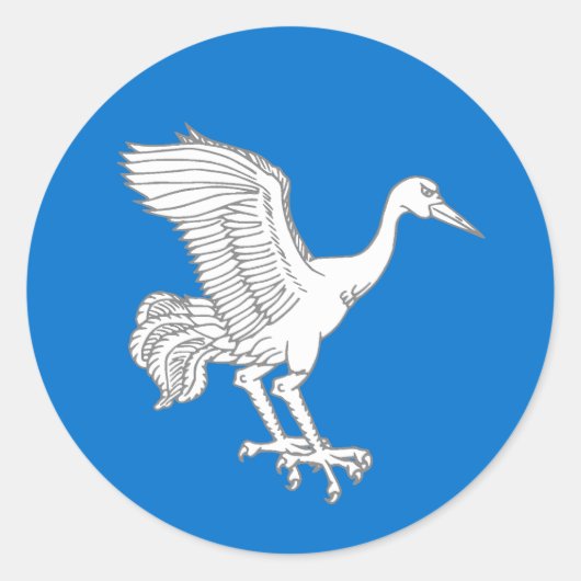 Sticker Rond Badge de populace du donjon de Barony of Sentinels (Devant)