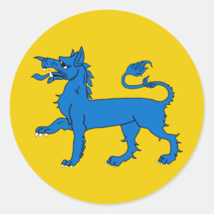 Sticker Rond Badge de population SCA East Kingdom