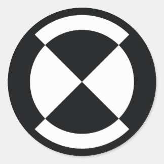 Sticker Rond badge d'étalonnage - rover de curiosité