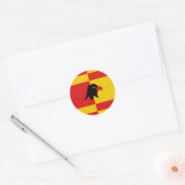 Sticker Rond Badge Populace du Canton de Falconcrée (Enveloppe)