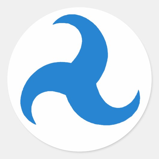 Sticker Rond Badge Populace du Royaume de Trimaris (Devant)