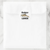 Sticker Rond Badger Lover (Sac)
