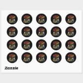 Sticker Rond Badminton  (Feuille)