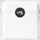 Sticker Rond Badminton (Sac)