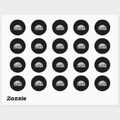 Sticker Rond Badminton Evolution - Lecteur Moon Badminton (Feuille)